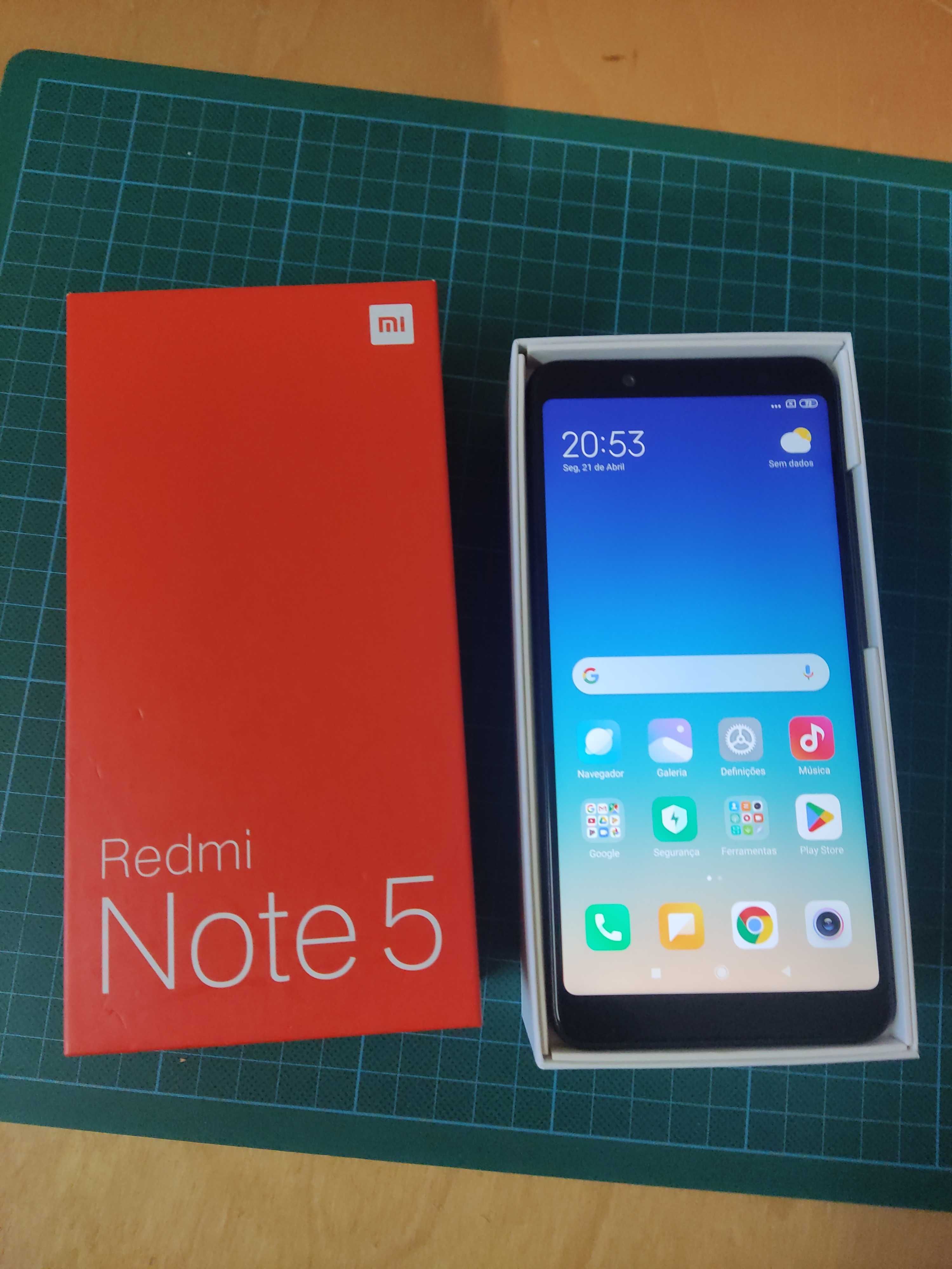 Xiaomi Redmi Note 5 – Preto | 32GB ROM / 3GB RAM