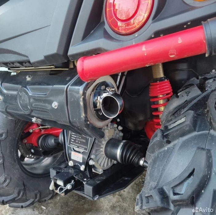 Насадка на глушник квадроцикла AODES, Loncin XWOLF