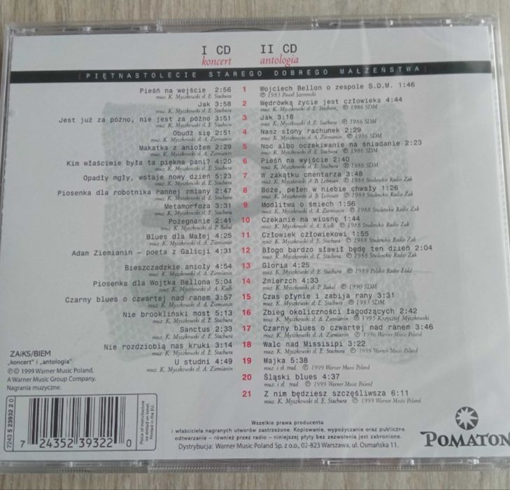 Nowa Folia Cudne Manowce Live Stare Dobre Małżeństwo 2 CD