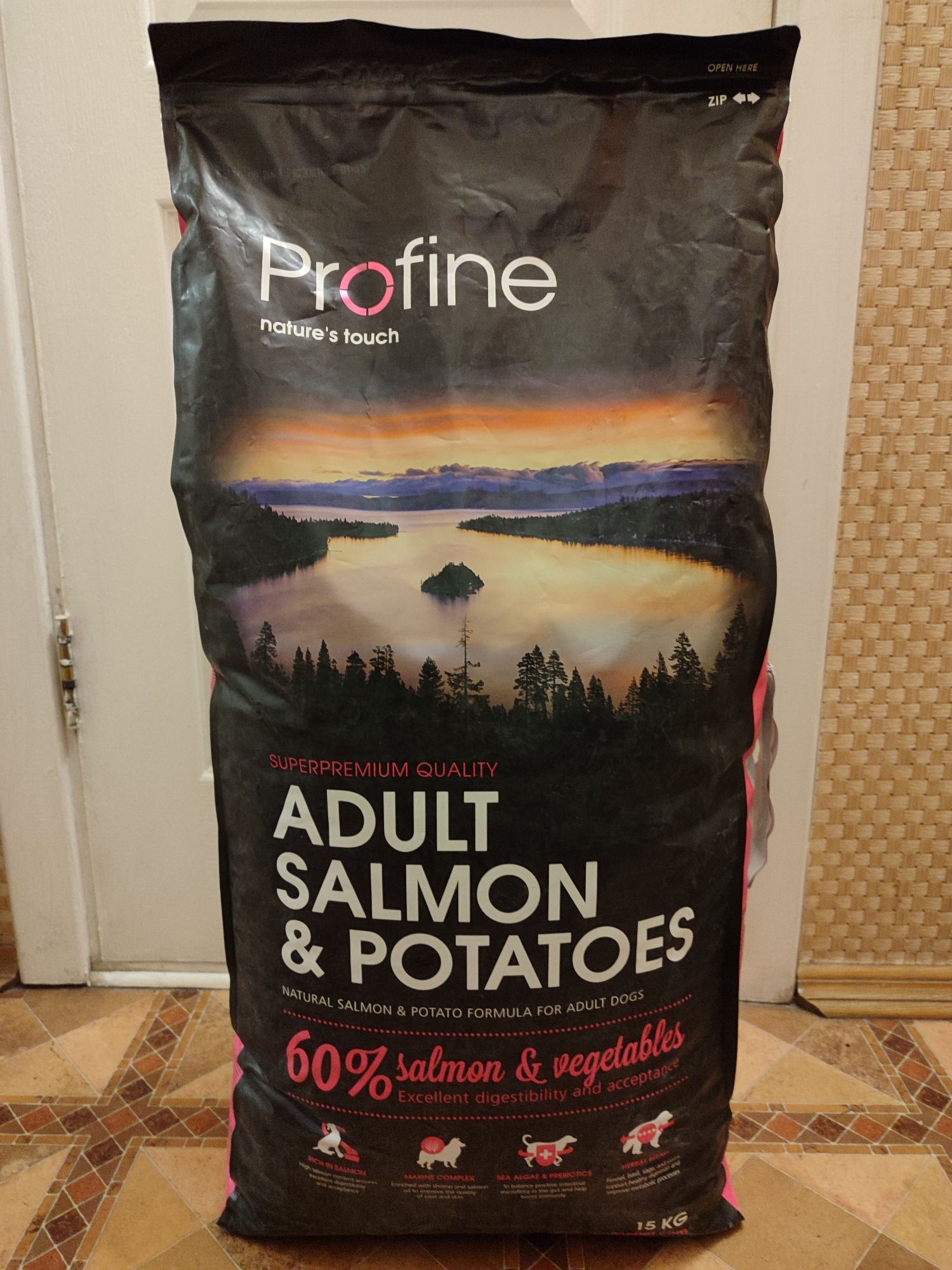 Сухой корм для собак с лососем Profine Adult Salmon Potatoes 15кг
