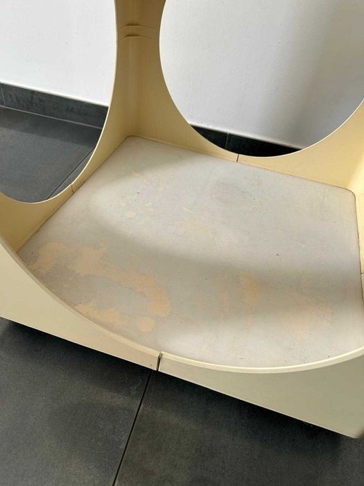 Stolik space age vintage barek lata 70te