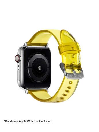 Przezroczysty zółty pasek do zegarka Apple Watch 42 mm 44 mm