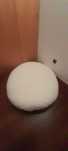 Puff/almofada com desenho de folha