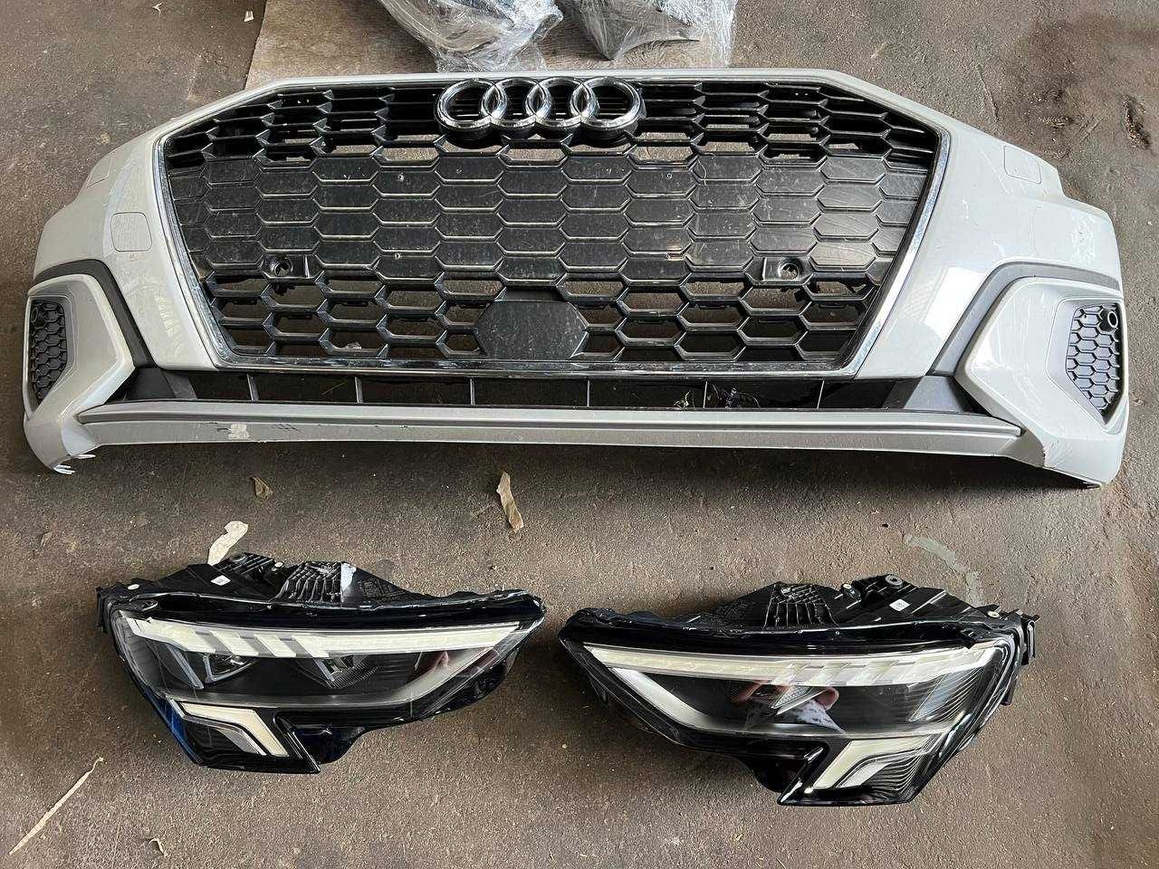 Бампер Ауди А3 8Y Решётка 8У Радар Бампер Audi A3 8Y