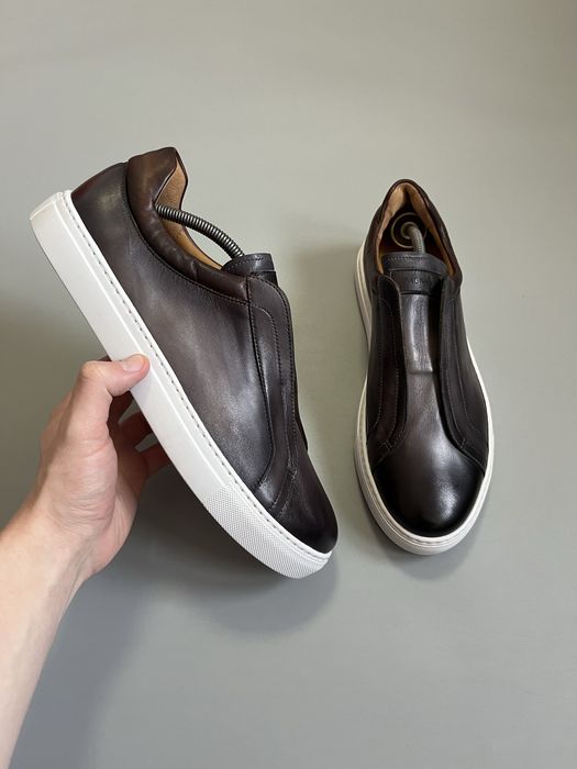 Кеды Magnanni Gasol Slip-On Leather Santoni 45(29cm) New