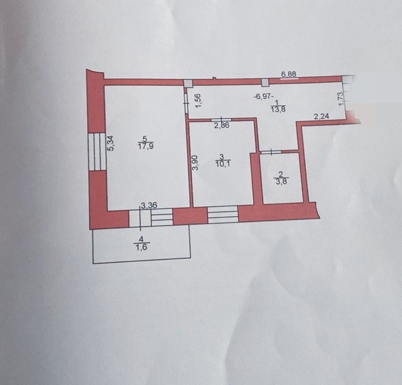 Продаж 1кім квартири по вул Рівненській