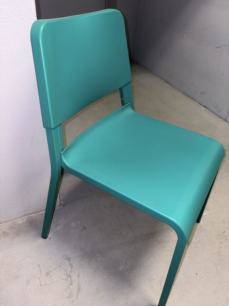 Krzesło ikea koloru zielonego 3 sztuki