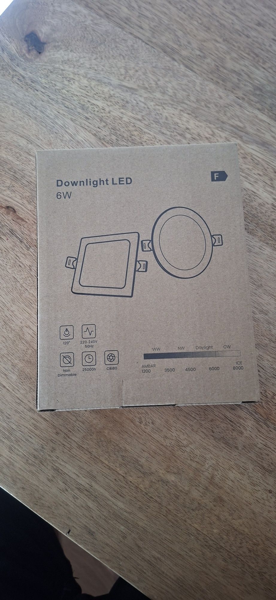 Foco led tecto com transformador