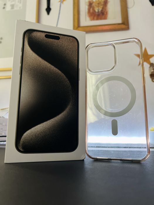 iPhone 15 Pro Max 256GB Tytan Naturalny (Pakiet Premium)