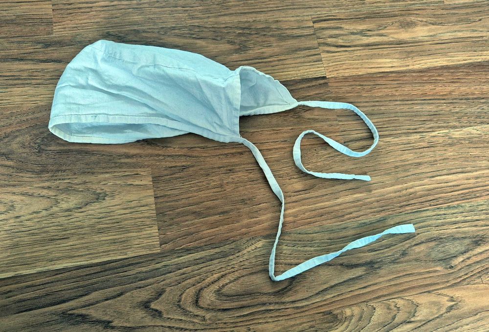 Fartuch anatomiczny prosektoryjny rozm. L + czepek - dwa zestawy