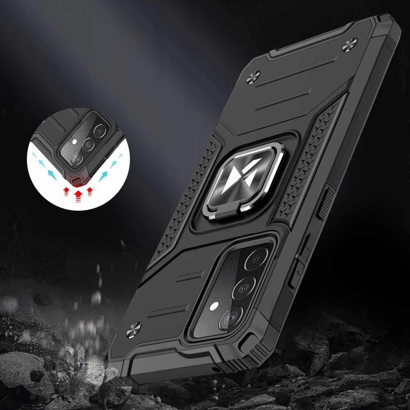Etui Pancerne do Samsung Galaxy A14 4G / A14 5G + Szkło Hartowane