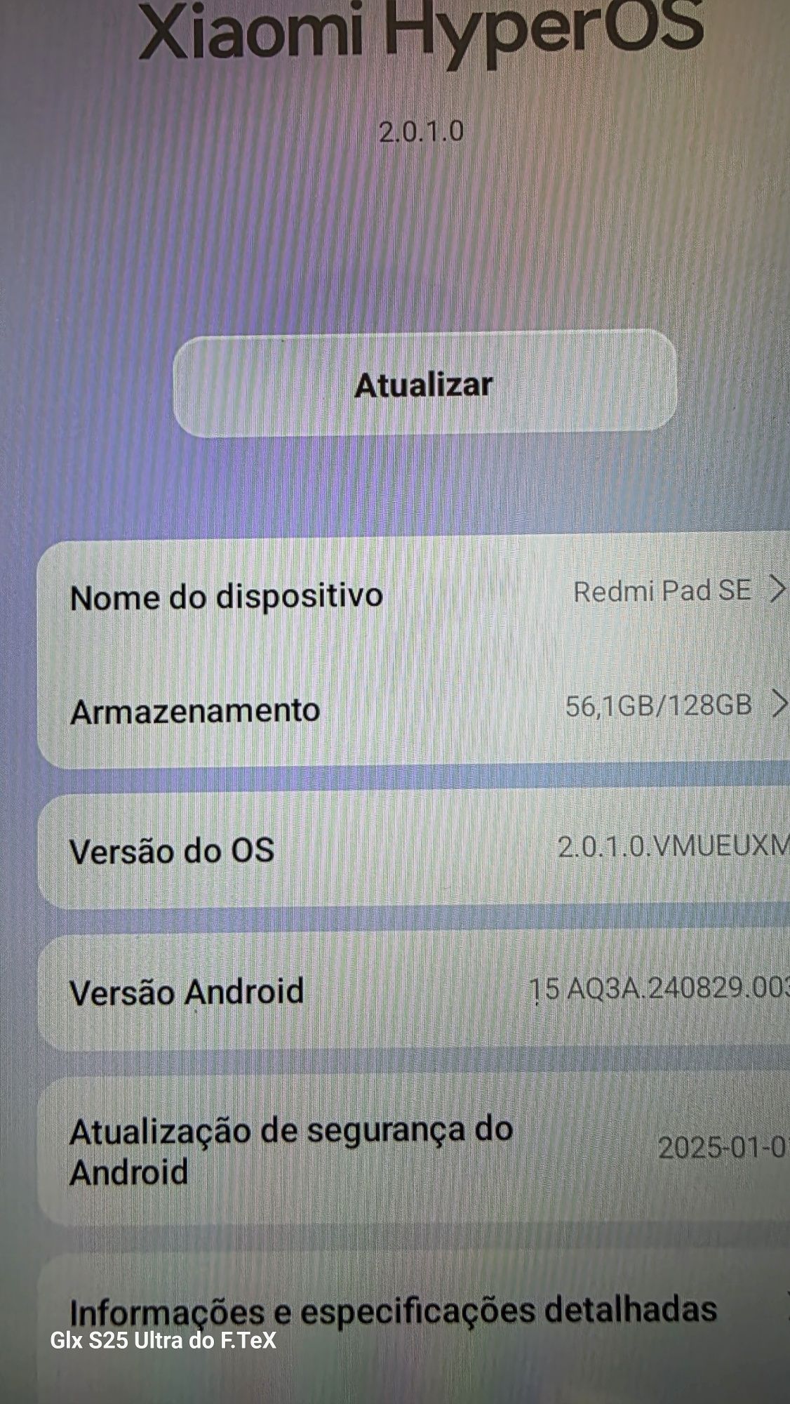 Tablet xiaomi redmi pad SE 4gb/128gb com caixa