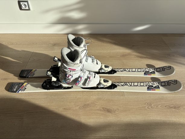 Narty 110 salomon + buty 215 rossignol