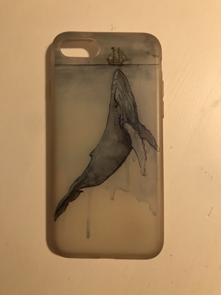 Case etui Iphone 7 z wielorybem