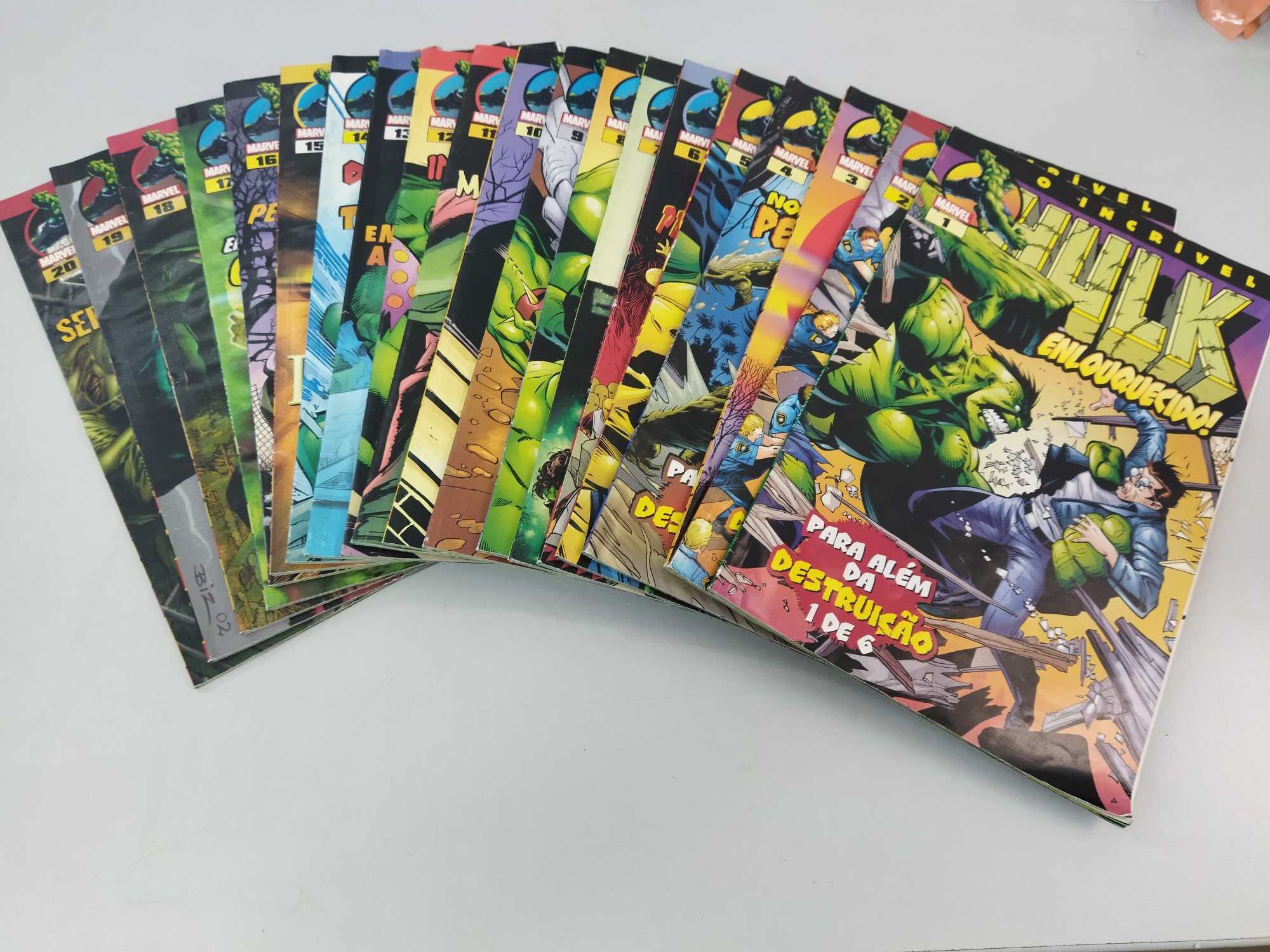 O Incrível Hulk. Coleção completa 20 revistas