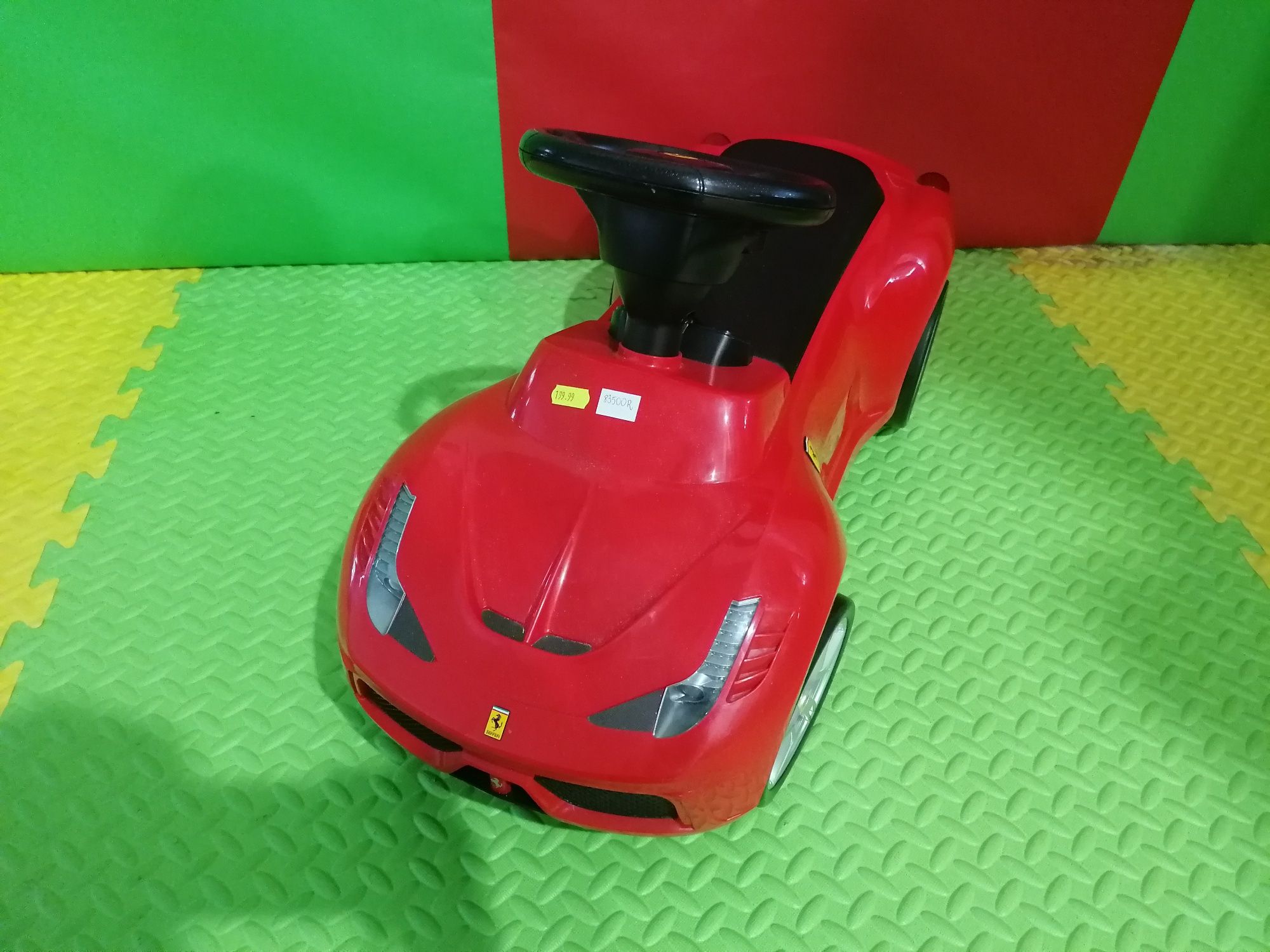 Autko pchacz ferrari jeździk czerwone