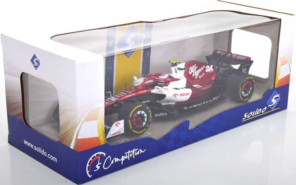 Model 1:18 Solido Alfa Romeo C42 #24 F1 GP Canada 2022 Zhou Guanyu