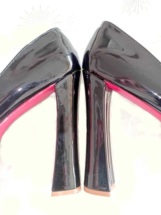 Pantofle na platformie, rozmiar 43