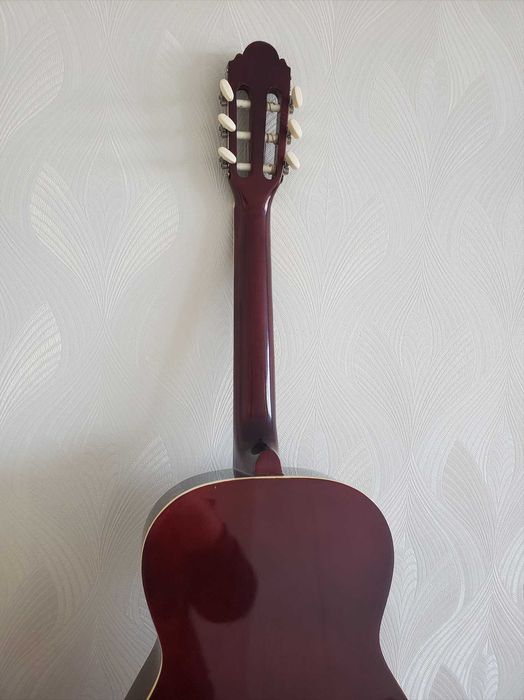 3/4 нова класична гітара для початківців темно бордова