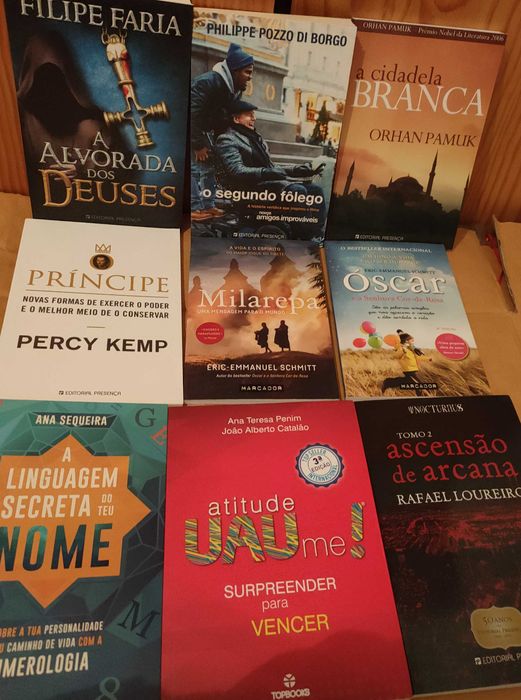 Livros novos para prendas 4€ cada