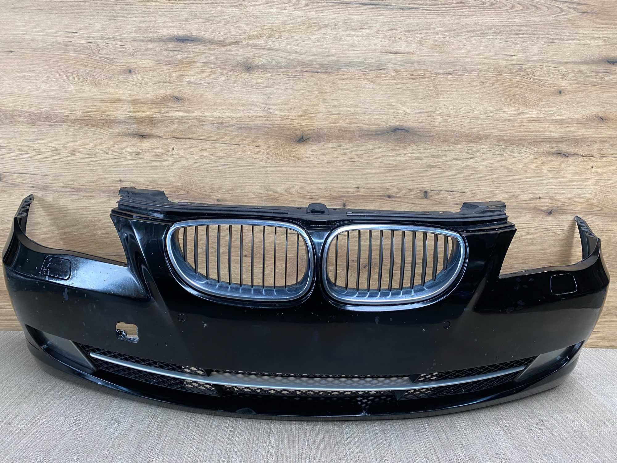 Zderzak przedni Bmw e60 lift kolor schwarz2