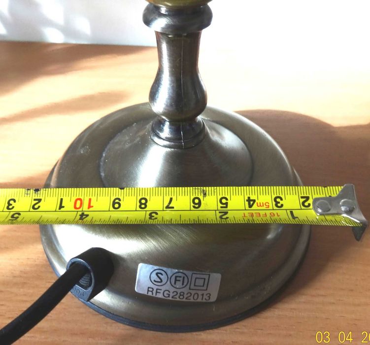 lampka nocna klosz szklany