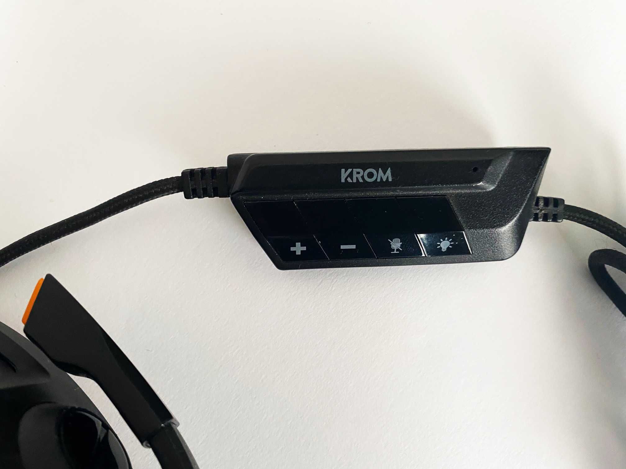Headphones Gaming com Fio KROM Konor 7.1 - COMO NOVOS!