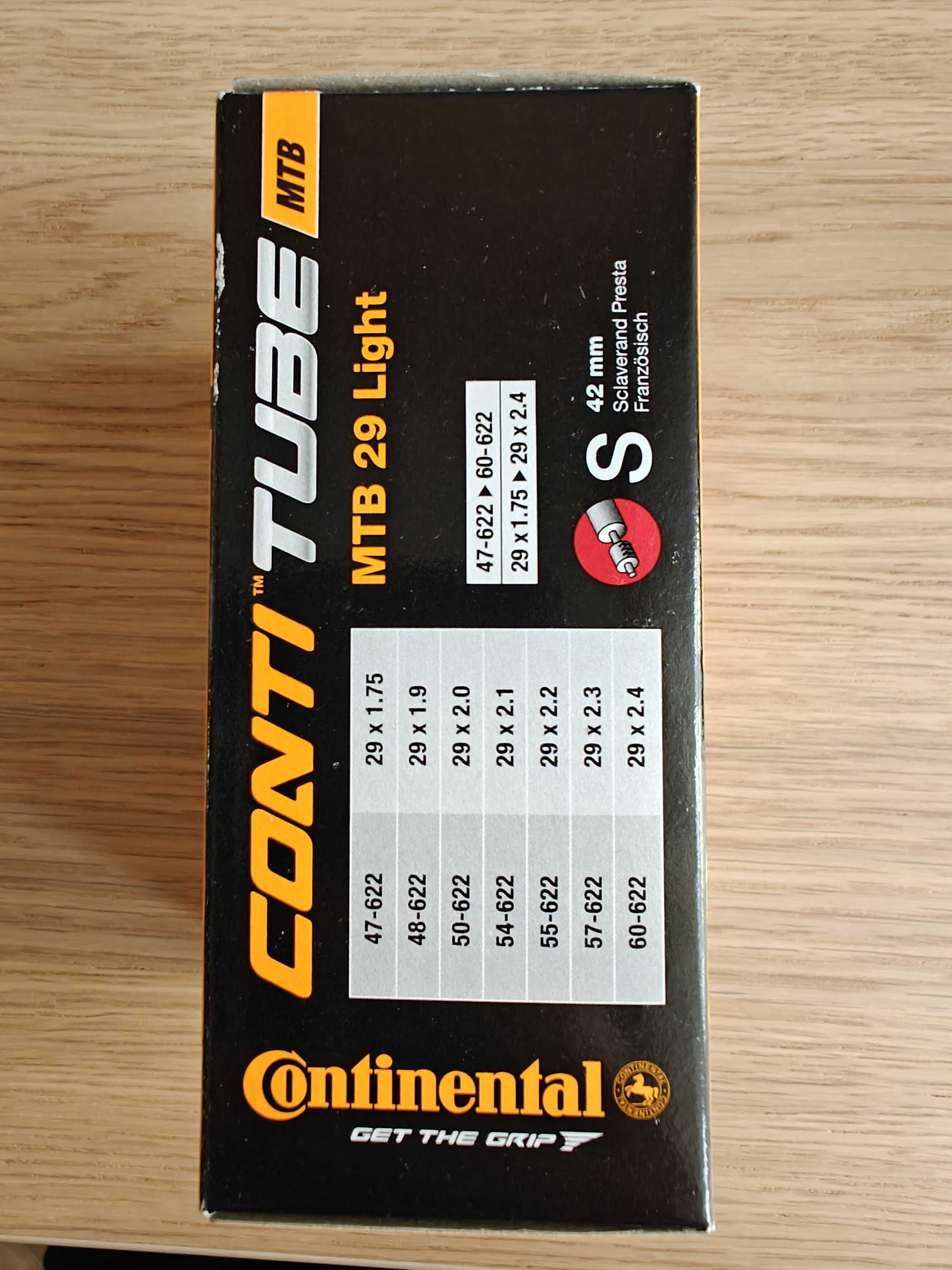 Dętka Continental MTB 29 Light wentyl Presta 42 mm