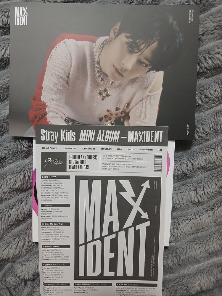 K-Pop альбом Stray Kids «MAXIDENT» лімітна версія