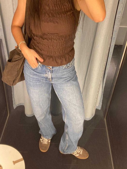 Calças de Ganga Straight Fit