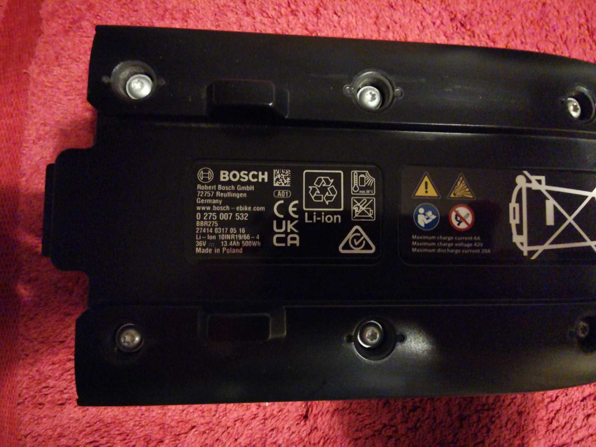 Akumulator Bateria BOSCH Powerpack 500 Wh na bagażnik