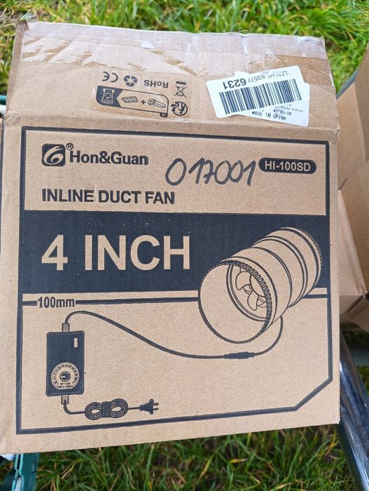 Wentylator kanałowy 100 mm