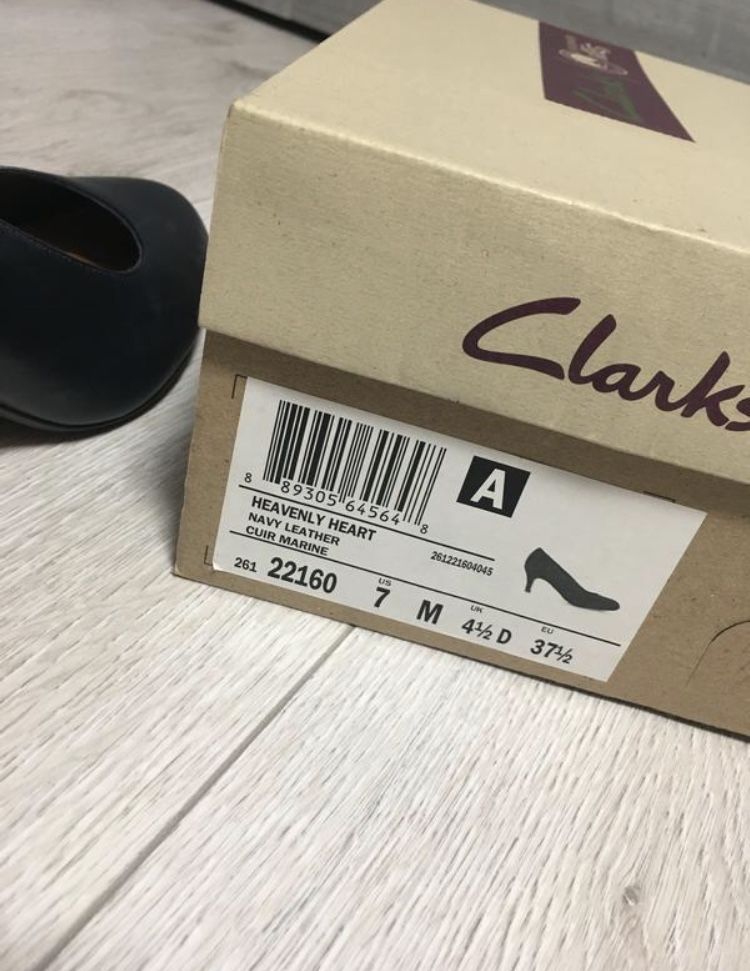 Фірмові туфлі шкіра Clarks