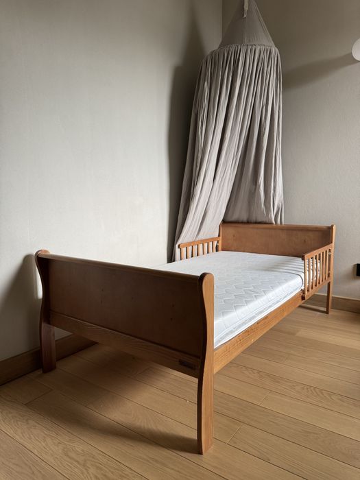 Łóżeczko Woodies 160x80 z materacem