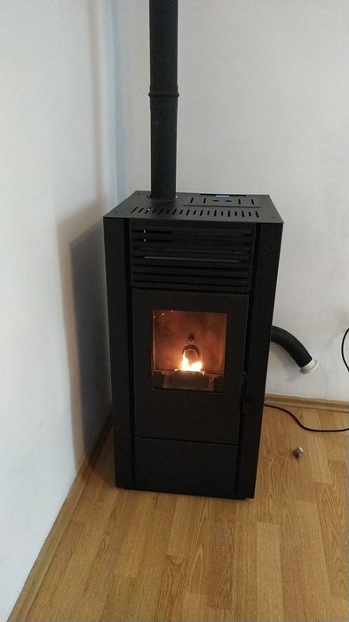 Kominek na pellet PREMIUM AUTOMAT 2 wentylatory DGP ogrzewanie 70-80m2