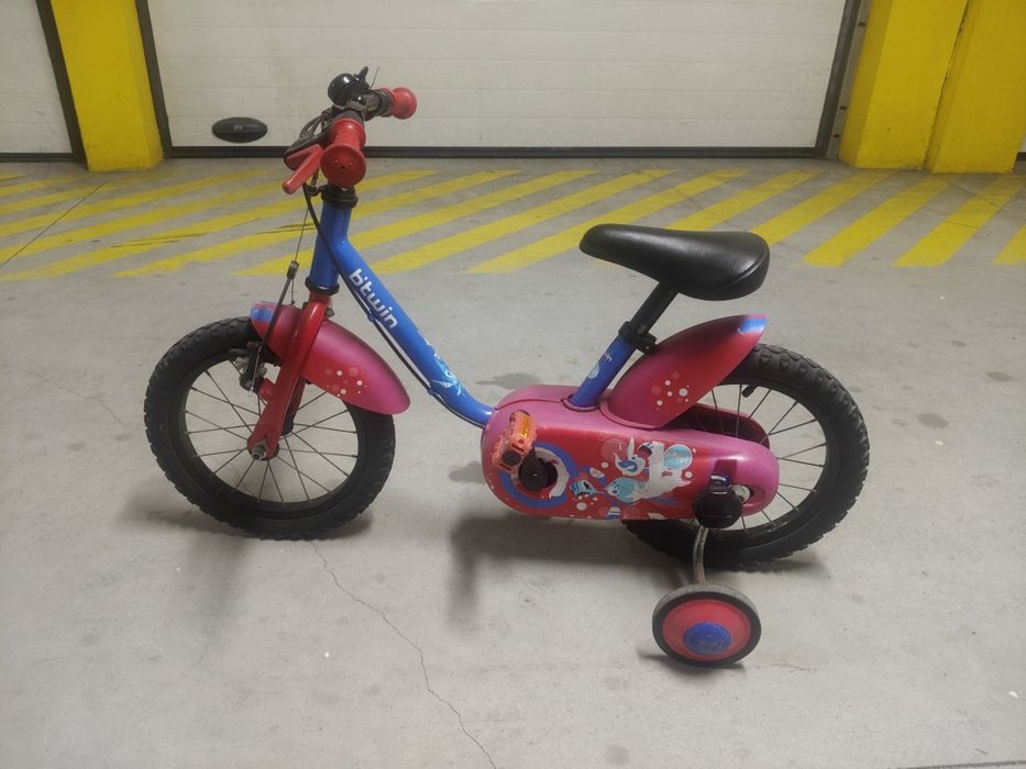 Bicicleta roda 14 com rodinhas