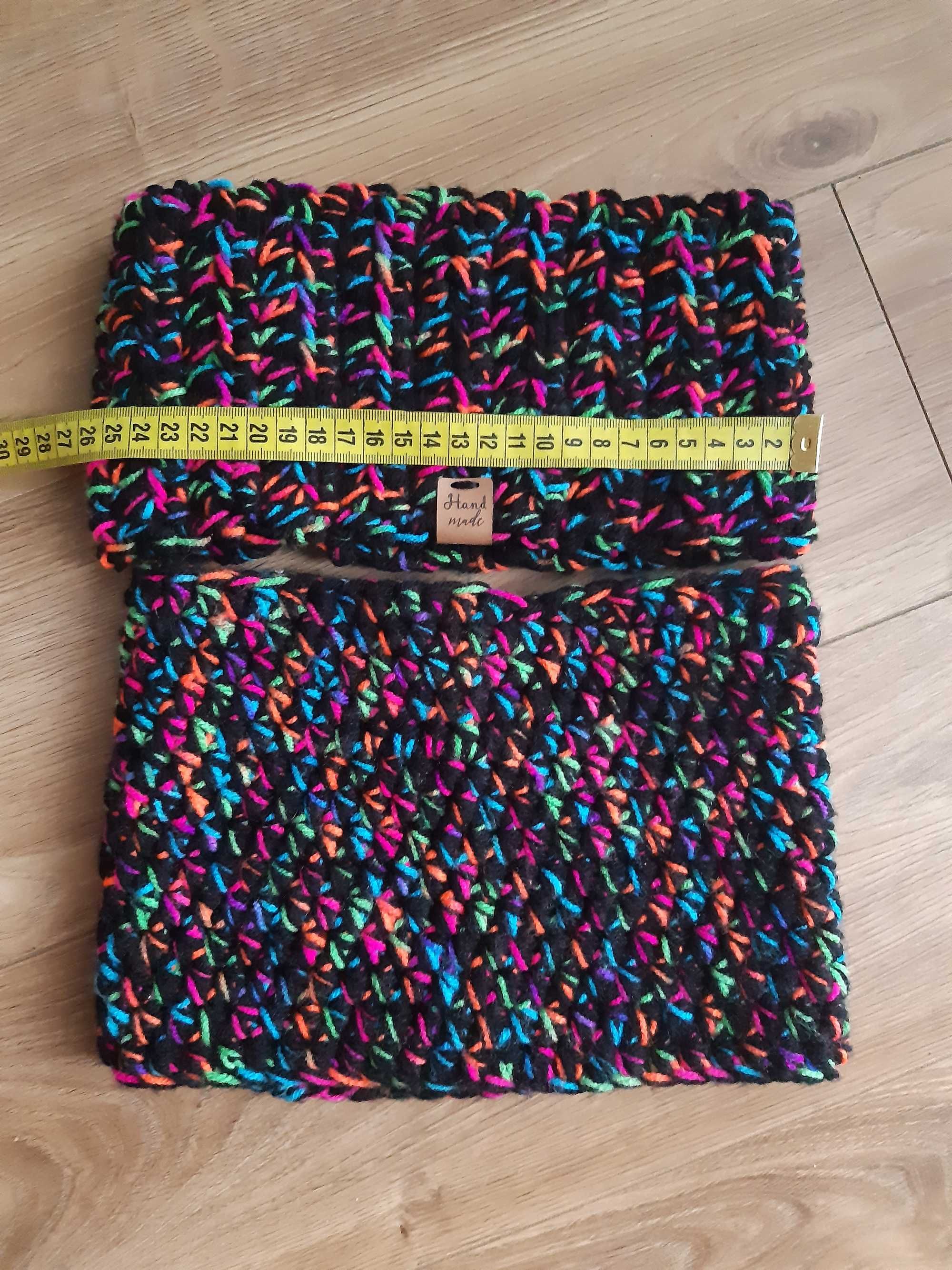 Zestaw opaska i otulacz  handmade