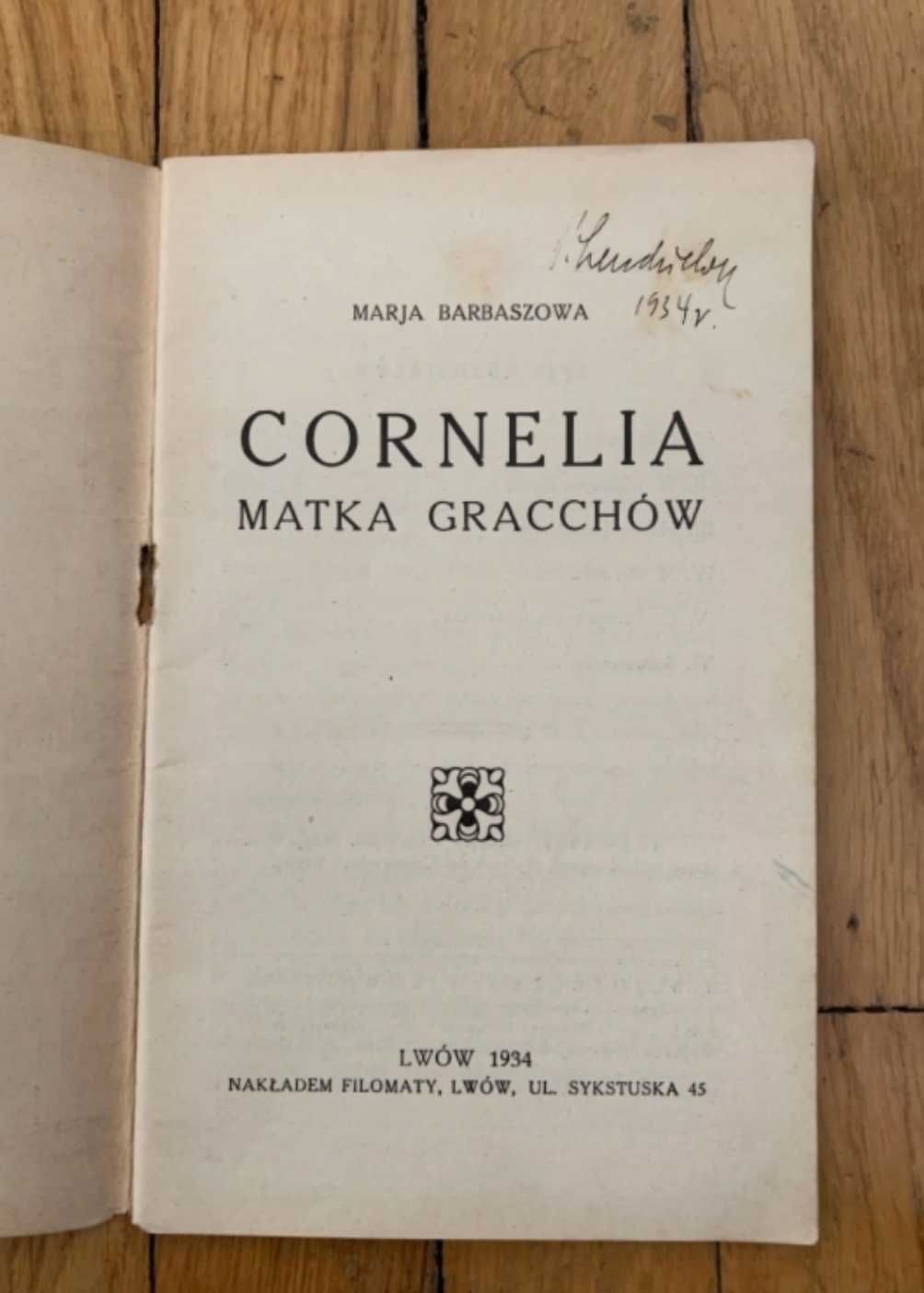 Cornelia - Marja Barbaszowa 1934