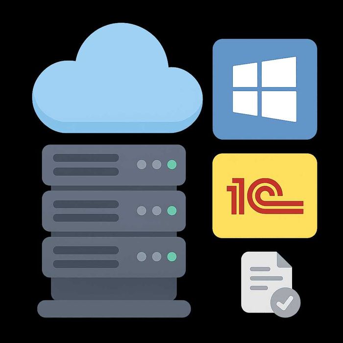 Оренда хмарного сервера Windows для 1С/BAS бухгалтера, Медок, Сисадмін