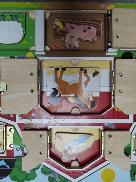 Drewniana tablica magnetyczna Melissa &Doug Farma
