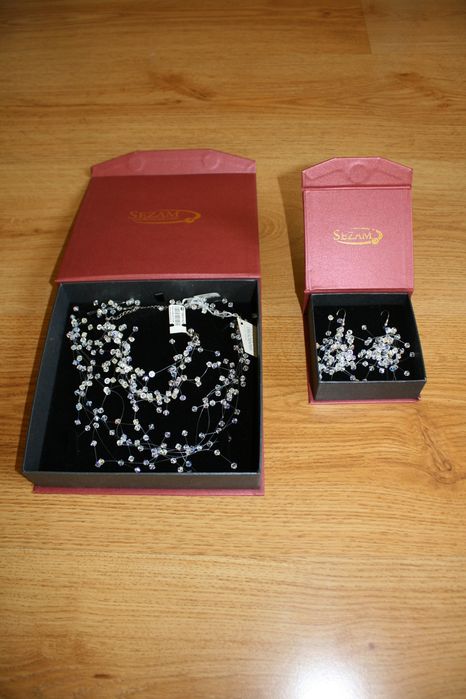 Biżuteria ślubna marki Sezam z kryształkami Swarovskiego