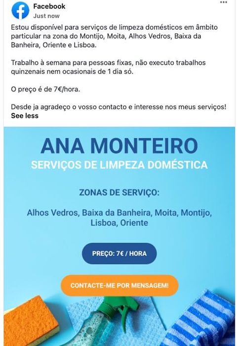 Senhora Serviços domésticos