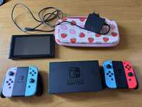 Nintendo Switch v2 + dodatkowe joycony + karta SD 128GB