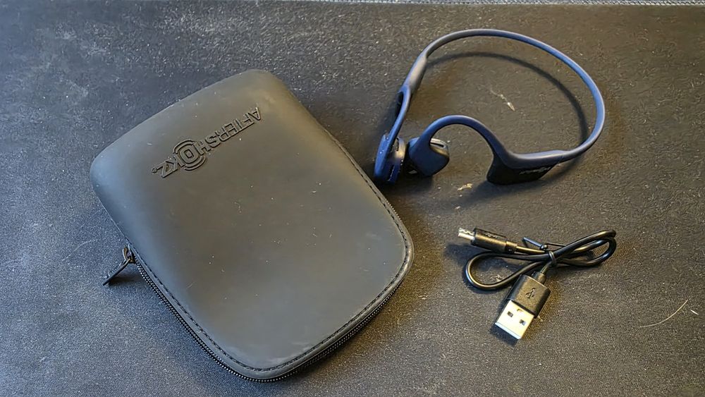 AfterShokz AS650 nauszne słuchawki kostne Bluetooth sportowe Shokz