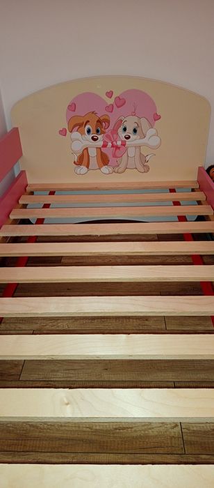 Łóżko łóżeczko 160x80 materac dziecięce dla dziewczynki