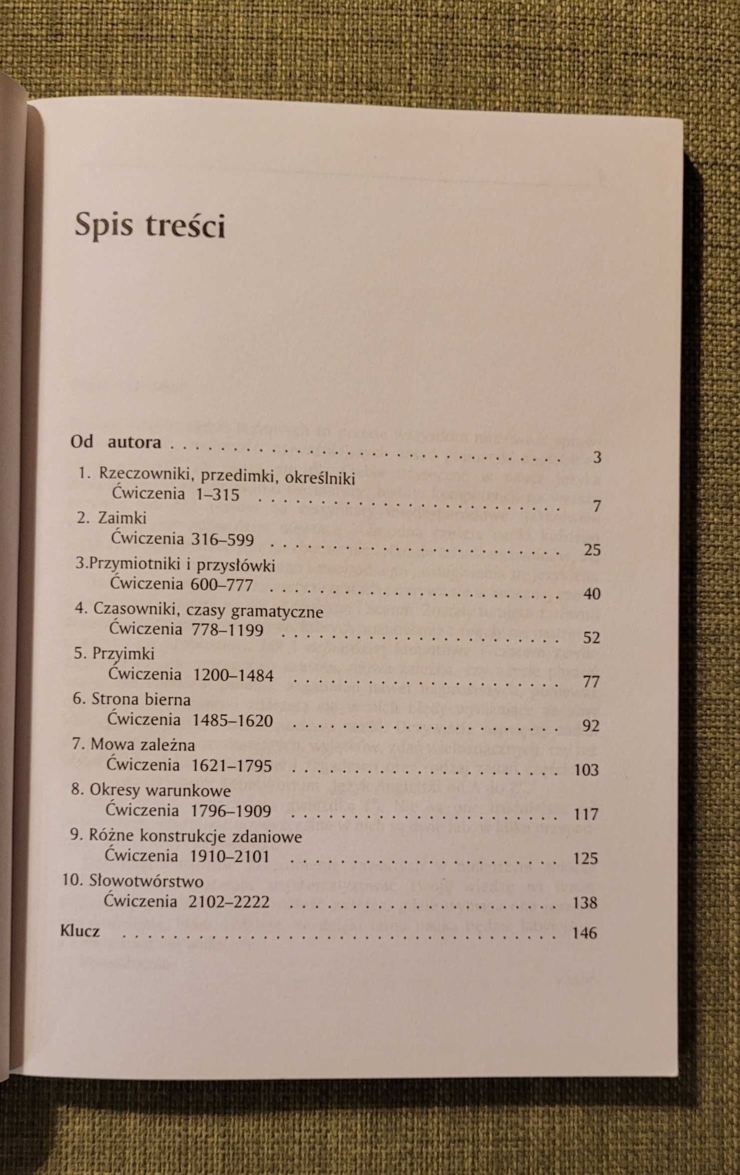 Język angielski od A do Z. Testy gramatyczne