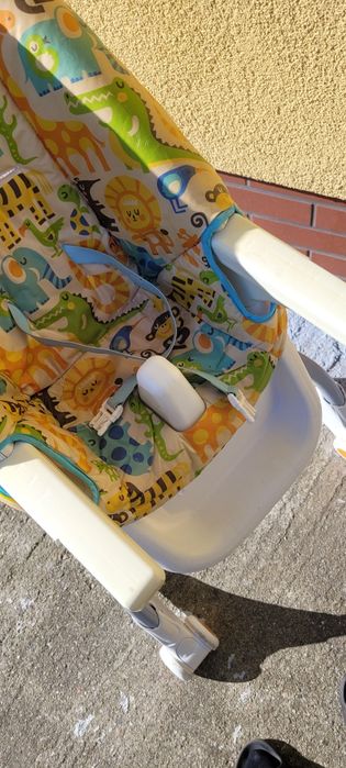 Krzesełko do karmienia Fisher Price ceratka Stan dobry