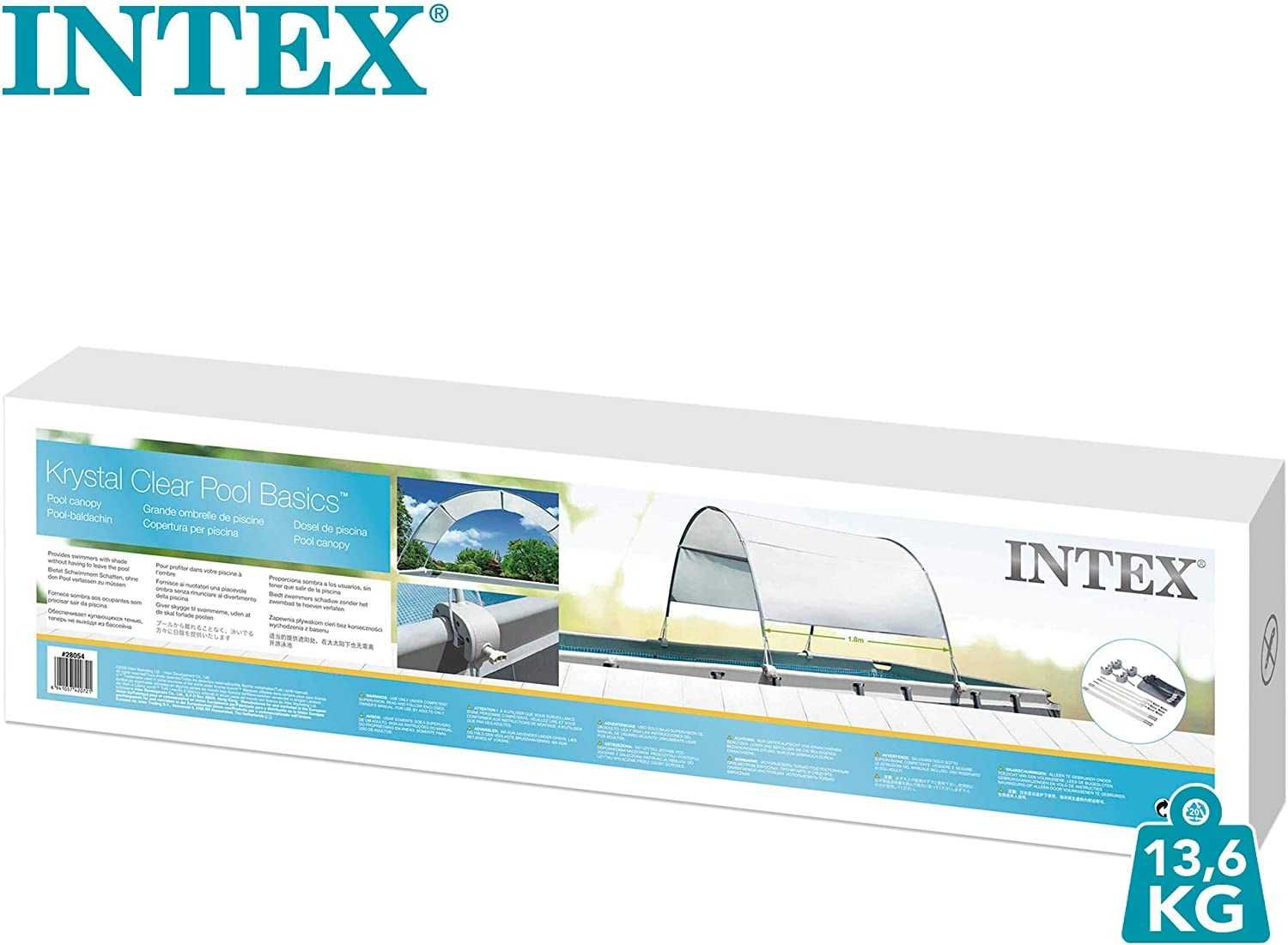 Toldo solar para piscina, INTEX, Nova