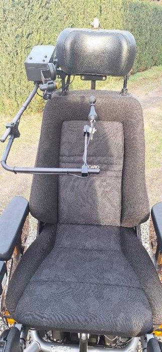 Wózek inwalidzki Meyra Champ sterowanie brodą