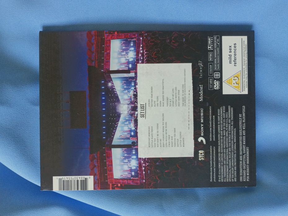 DVD músicas do One Direction